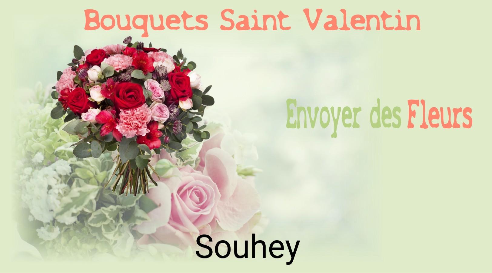 Roses de Saint-Valentin livrées à Souhey